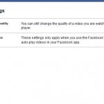 Anleitung um automatisch startende Facebook-Videos auszuschalten.